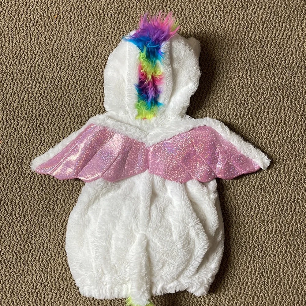 Unicorn costume size 0 - 6 months. So cute!
